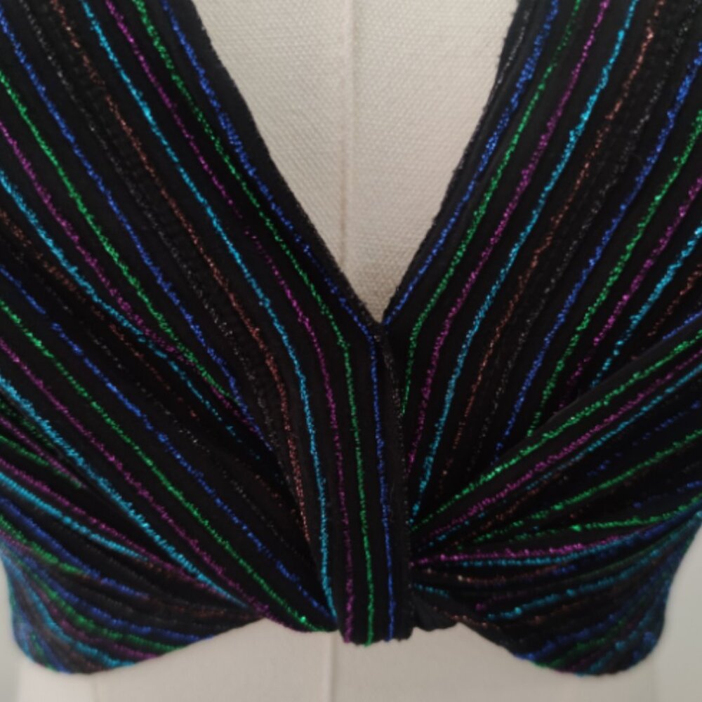 Forever 21 Long Sleeve Glitter Top - Picture 3 of 5